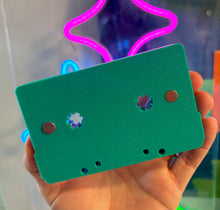 Load image into Gallery viewer, 80s Mixtape Magnet – Holographic Sticker Accents – 3D Printed 80s Trinket