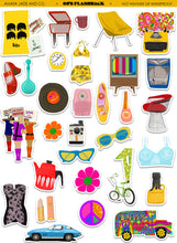 Load image into Gallery viewer, Decades Flashback Sticker Bundle
