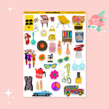 Load image into Gallery viewer, 60's Flashback Art Sticker Set