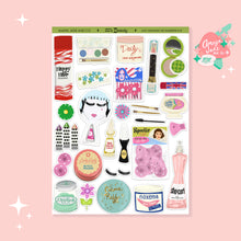 Load image into Gallery viewer, 60's Beauty Art Sticker Set
