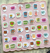Load image into Gallery viewer, 70s Mugs Sticker Pack Holographic Vinyl