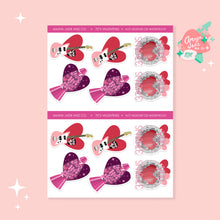 Load image into Gallery viewer, 70's Valentine Art Sticker Set