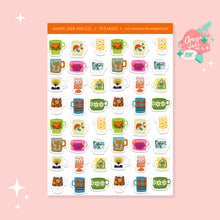 Load image into Gallery viewer, 70's Mugs Sticker Set