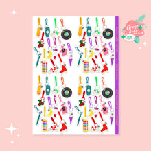 Load image into Gallery viewer, 80's Charms Art Sticker Set