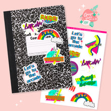 Load image into Gallery viewer, 80's Love Sticker Set