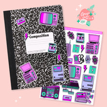 Load image into Gallery viewer, 80's Tech Art Sticker Set