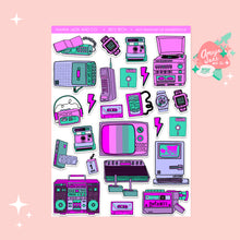 Load image into Gallery viewer, 80's Tech Art Sticker Set