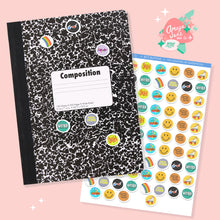 Load image into Gallery viewer, 80's Pin Buttons Art Sticker Set