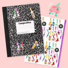 Load image into Gallery viewer, 80's Charms Art Sticker Set