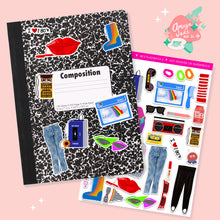 Load image into Gallery viewer, 80's Flashback 2 Art Sticker Set