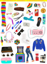 Load image into Gallery viewer, 80's Flashback Sticker Bundle