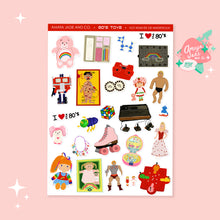 Load image into Gallery viewer, 80's Toys Art Sticker Set