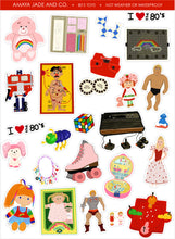 Load image into Gallery viewer, 80's Flashback Sticker Bundle
