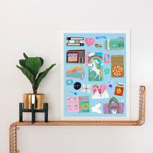 Load image into Gallery viewer, 80's Sleepover Art Print