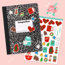 Load image into Gallery viewer, Baking Christmas Cookies Art Sticker Set