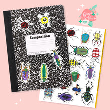Load image into Gallery viewer, Beetles Art Sticker Set