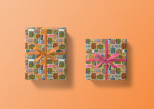 Load image into Gallery viewer, Bon Voyage 60s Suitcases Specialty Gift Wrapping Paper One of a Kind