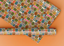 Load image into Gallery viewer, Bon Voyage 60s Suitcases Specialty Gift Wrapping Paper One of a Kind