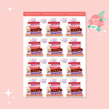 Load image into Gallery viewer, Stack of Books with Teacup Art Stickers