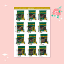 Load image into Gallery viewer, Bookstore Art Sticker Set
