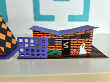 Load image into Gallery viewer, Mod Putz Houses Halloween DIY Kit Set of 5