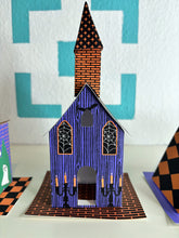 Load image into Gallery viewer, Mod Putz Houses Halloween DIY Kit Set of 5