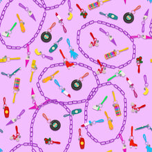 Load image into Gallery viewer, 80's Charm Necklace Wrapping Paper