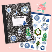 Load image into Gallery viewer, Chinoiserie Christmas Art Sticker Set