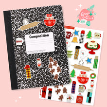 Load image into Gallery viewer, Christmas Baking and Hot Drinks Art Sticker Set