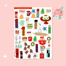 Load image into Gallery viewer, Christmas Baking and Hot Drinks Art Sticker Set