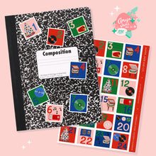 Load image into Gallery viewer, Christmas Music Advent Calendar Stickers