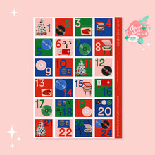 Load image into Gallery viewer, Christmas Music Advent Calendar Stickers