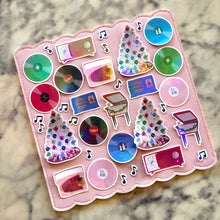 Load image into Gallery viewer, Christmas Music Sticker Pack Holographic Vinyl
