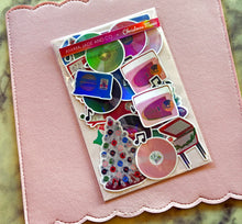 Load image into Gallery viewer, Christmas Music Sticker Pack Holographic Vinyl