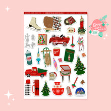 Load image into Gallery viewer, Christmas Nostalgia Art Sticker Set