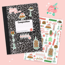 Load image into Gallery viewer, Christmas Sweets and Treats Art Sticker Set