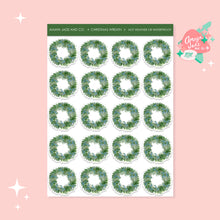 Load image into Gallery viewer, Christmas Wreath Art Sticker Set