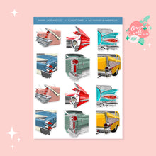 Load image into Gallery viewer, Classic Cars Sticker Set