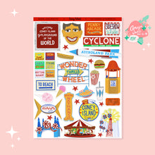 Load image into Gallery viewer, Coney Island Art Sticker Set