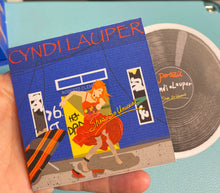 Load image into Gallery viewer, Cyndi Lauper She's So Unusual Tiny Record Album Sticker