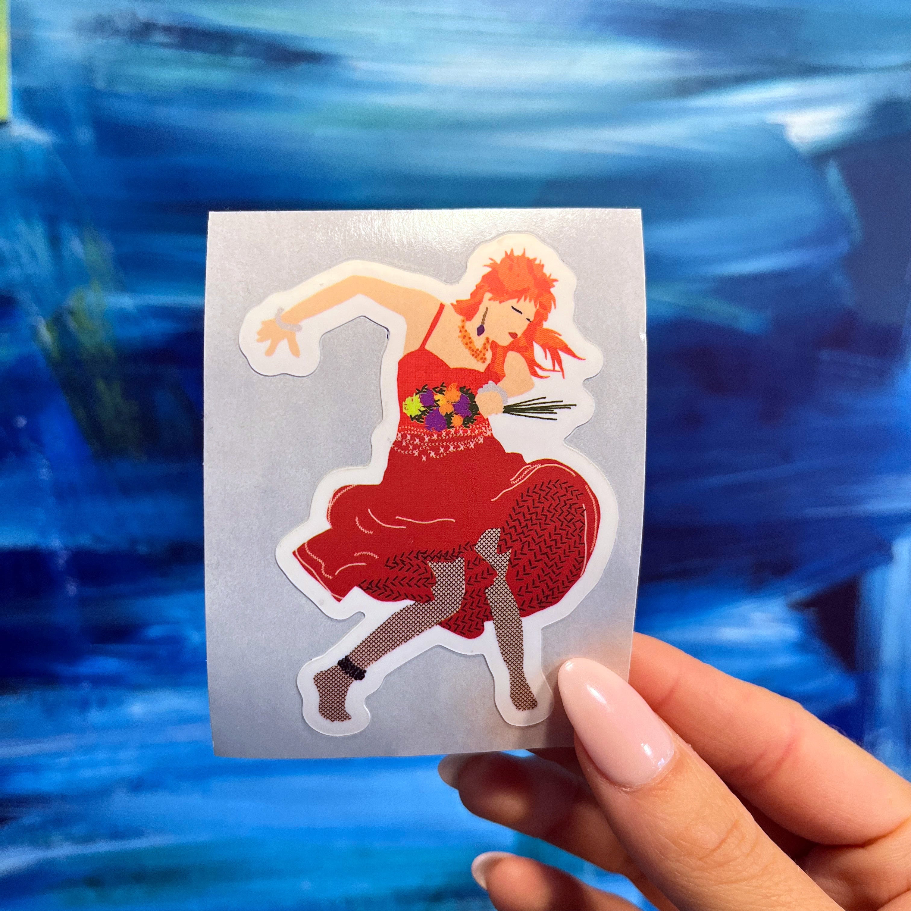 Cyndi Lauper Vinyl Sticker – Amaya Jade and Co