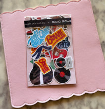 Load image into Gallery viewer, David Bowie Art Sticker Pack Holographic Vinyl