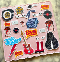 Load image into Gallery viewer, David Bowie Art Sticker Pack Holographic Vinyl