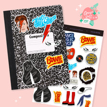 Load image into Gallery viewer, David Bowie Fan Art Stickers