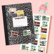 Load image into Gallery viewer, Dingbat Apartments Art Sticker Set