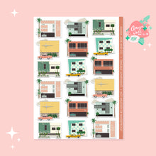 Load image into Gallery viewer, Dingbat Apartments Art Sticker Set