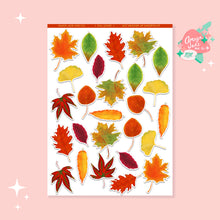 Load image into Gallery viewer, Fall Leaves Sticker Set