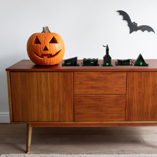 Load image into Gallery viewer, Mod Putz Houses Halloween DIY Kit Set of 5 Undecorated