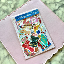 Load image into Gallery viewer, Vintage Las Vegas Art Sticker Pack Holographic Vinyl