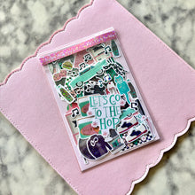 Load image into Gallery viewer, Let's Go to the Hop 50's Sock Hop Sticker Pack Holographic Vinyl